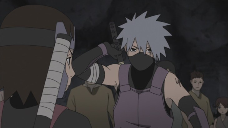 Kakashi and Yamato captured by Iburi Clan