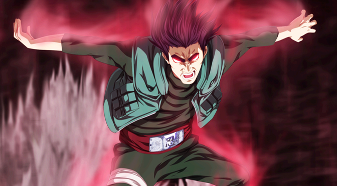 Might Gai Guy Gate of Death Eight by deohvi