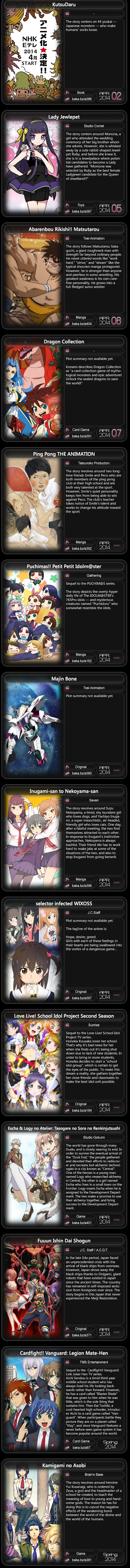 New Anime Spring 2014 Page 4