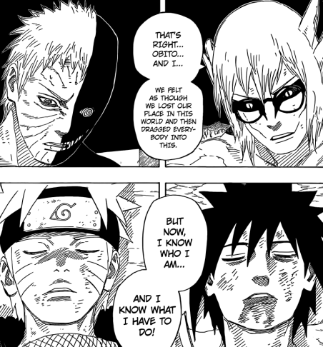 Obito and Kabuto save Naruto and Sasuke