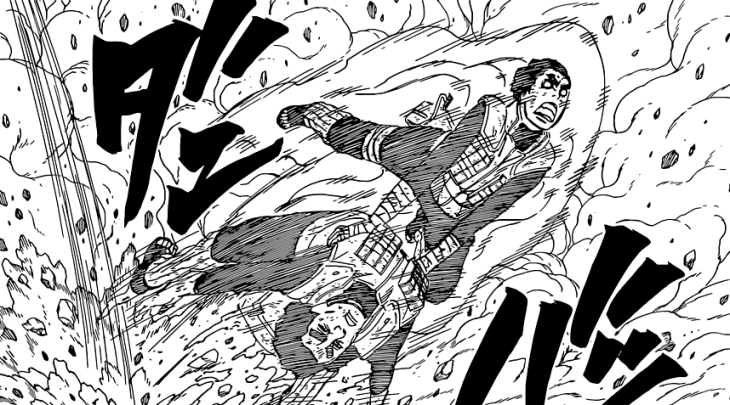 Rock Lee saves Guy