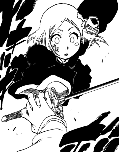 Yachiru stopped by Quincy Guremi