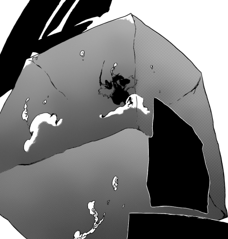 Zaraki trapped in water cube