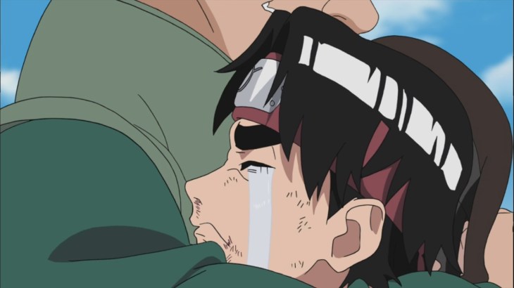 Guy passes Neji Lee and Tenten