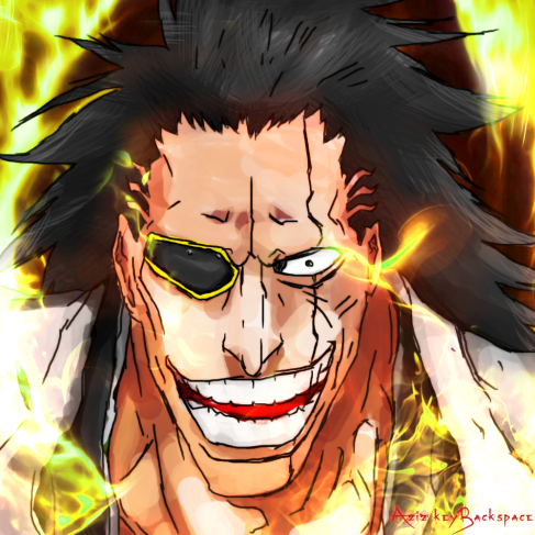Kenpachi Zaraki Smiles Bleach 577 by azizkeybackspace