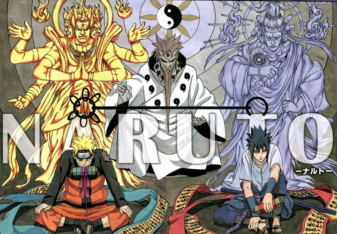 Naruto Sasuke Hagoromo Indra and Ashura