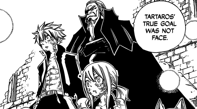 Natsu Lucy and Hades on Tartarus