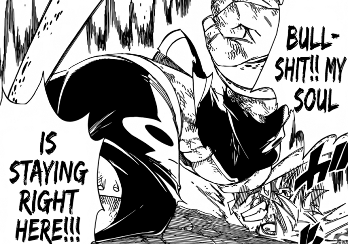 Natsu won't give Franmalth his soul