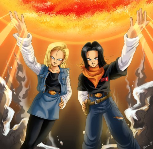Android 17 and 18 Lapis Lazuli
