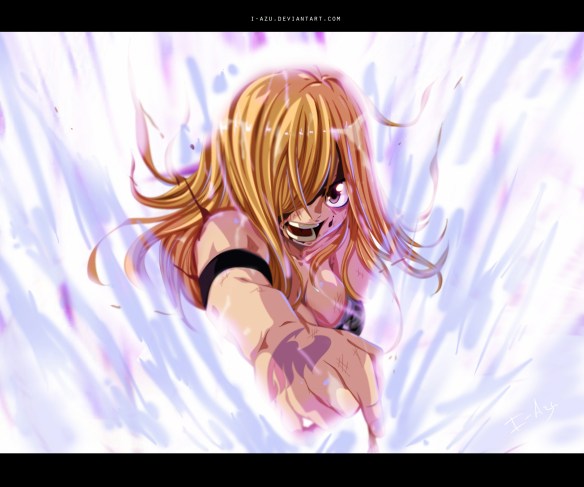 Fairy Tail 383 Lucy opening third gate by i-azu