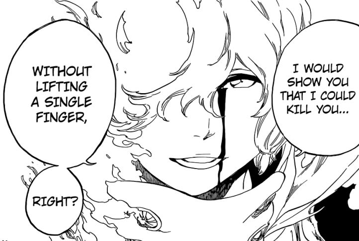 Gremmy attacked Zaraki without liften a single finger