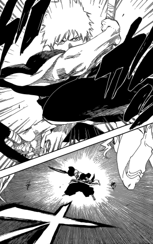 Ichigo Ready to fight with two swords