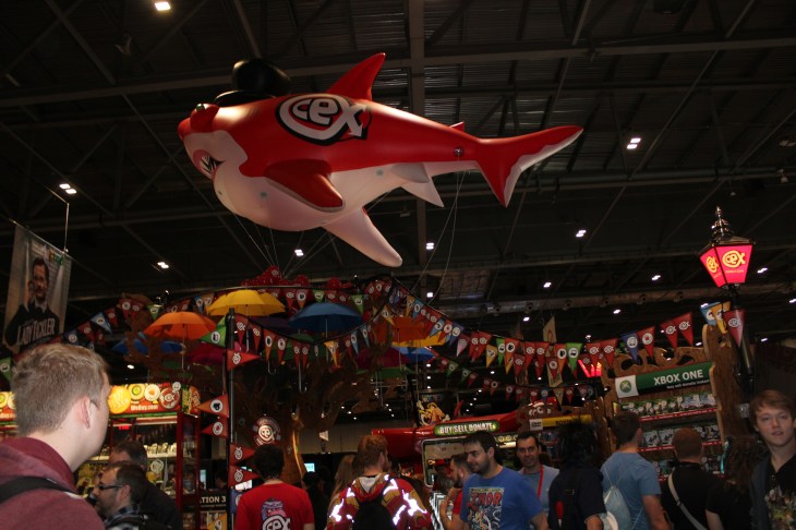 Large CEX Shark at Comic Con