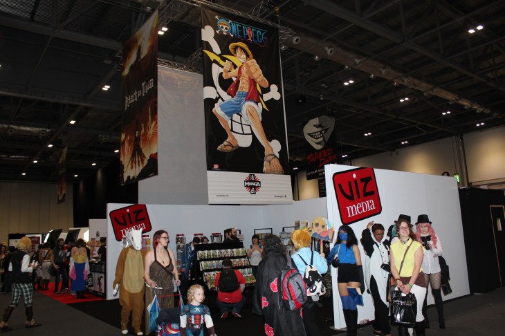 Large Luffy One Piece Poster at Comic Con