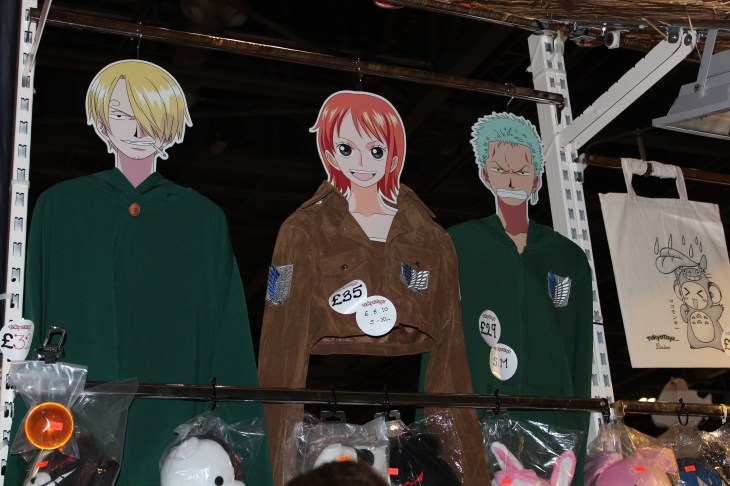 One Piece characters with Attack on Titan cloths fail