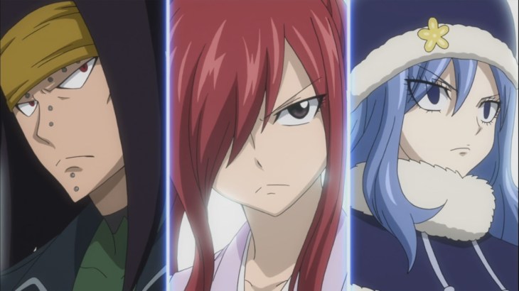 Juvia Erza and Gajeel