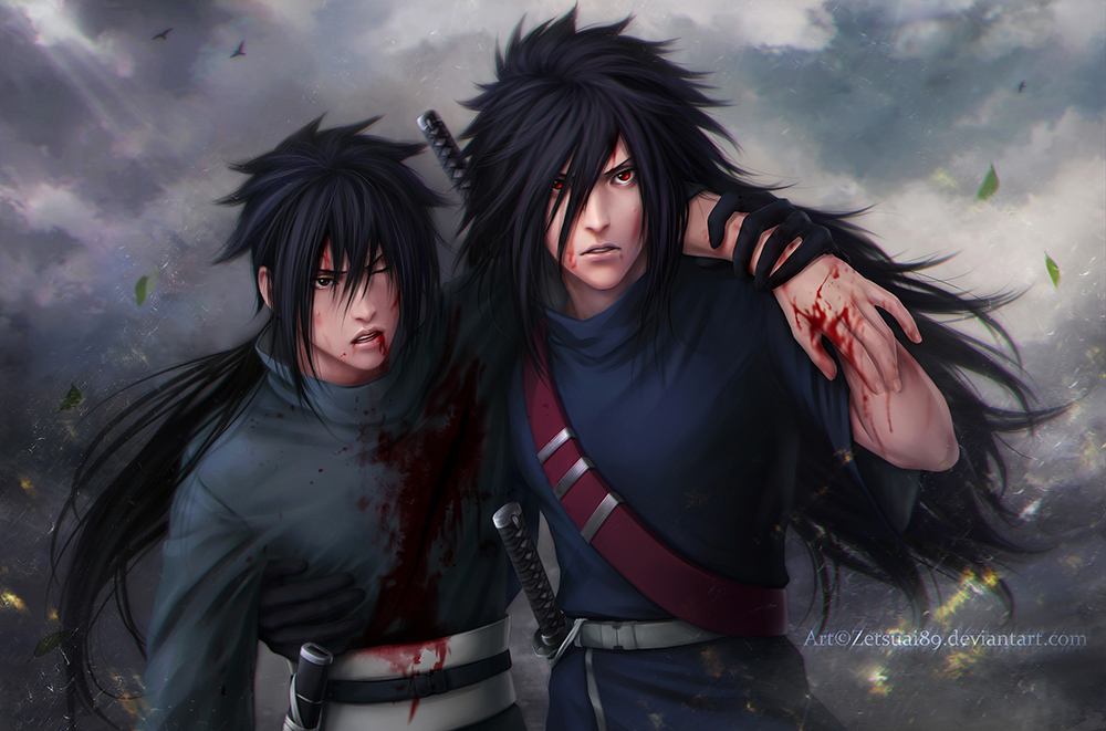 Madara and Izuna The Brotherly Blood by zetsuai89