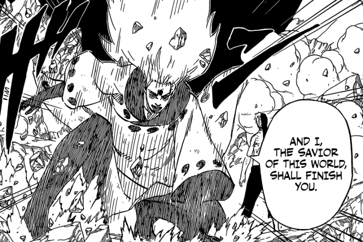 Madara arrives to beat Naruto and Sasuke