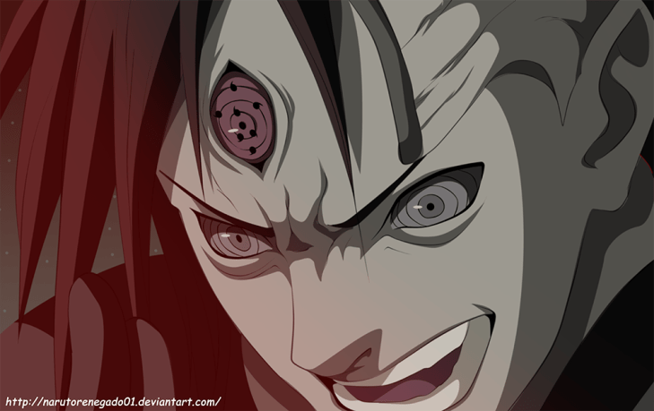 Naruto 677 Tsukuyomi activated Madara by narutorenegado01