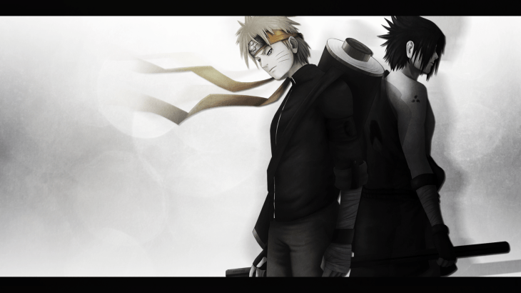 Naruto and Sasuke by welterz