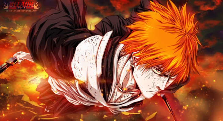 Bleach 585 Ichigo runs towards Yhwach by yusuflpu