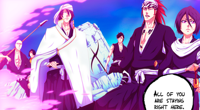 Bleach 585 they arrive to help Ichigo by hyugasosby header