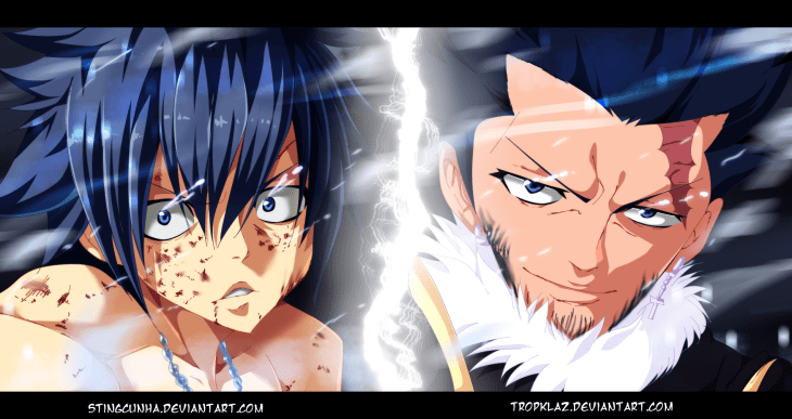 Fairy Tail 386 Gray and Silver by tropklaz