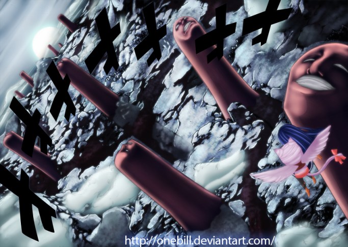 Fairy Tail 387 2000 Faces Wendy and Carla by OneBill