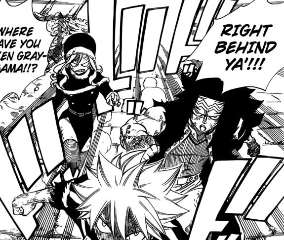 Juvia Gajeel and Natsu get fired up