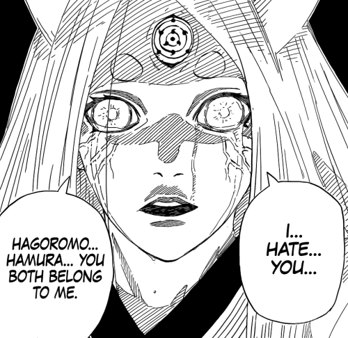 Kaguya hates Hagoromo and Hamura