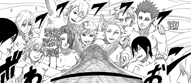 Naruto's Sexy Reverse Harem No Jutsu