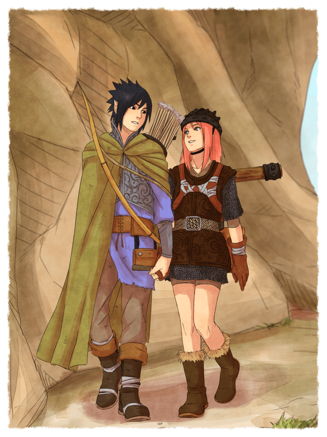 Our Journey Together Sasuke and Sakura in Loved by SteamPunkSkulls