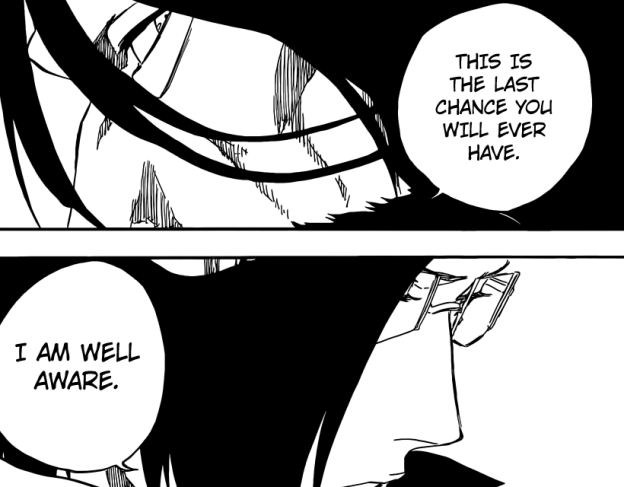 Yhwach and Ishida on goodbyes