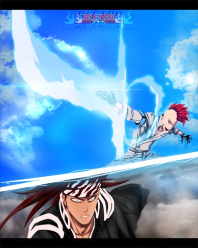 Bleach 587 Bazz B and Renji by yusulfpu