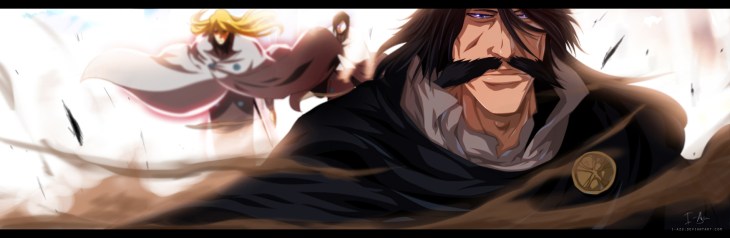 Bleach 587 Yhwach Jugram and Ishida by i-azu