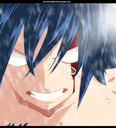 Fairy Tail 390 Gray rage by nightstorme