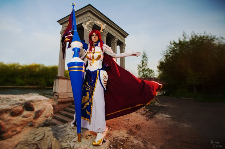 Fairy Tail Farewell Armor Erza Scarlet by Hanuro-Sakura