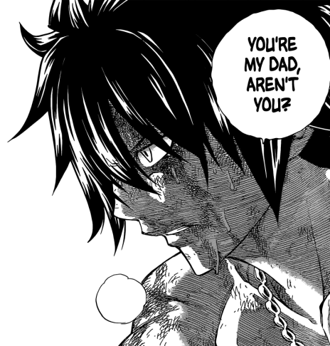 Gray talks to his real father