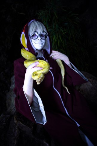 Kabuto Yakushi cosplay snake by Shipou-Negiru
