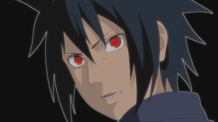 Madara activates his Sharingan
