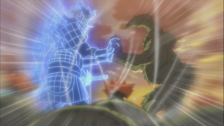 Madara's Susanoo and Hashirama's Wood