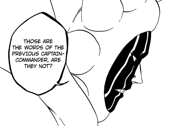 Mayuri refers to Yamamoto