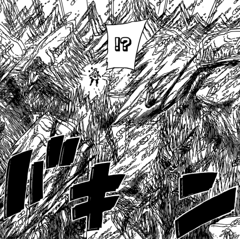 Naruto struggles to fight Kaguya