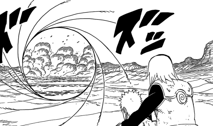 Obito opens up Dimension whole