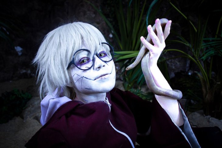 Yakushi Kabuto Cosplay snake by Shipou-Negiru