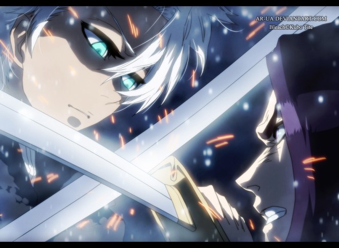 Bleach 592 Toshiro vs Yumichika by ar-ua