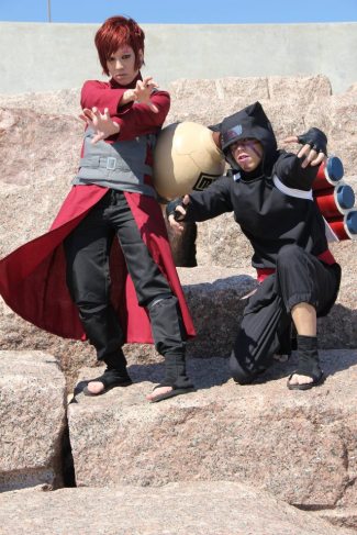 Gaara and Kankuro Brothers Cosplay by Nekomatalee