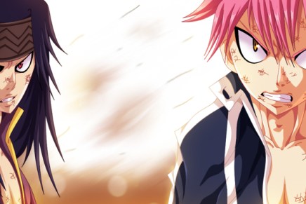 Natsu and Gajeel vs Tempesta and Torafusa – Fairy Tail&nbsp;395