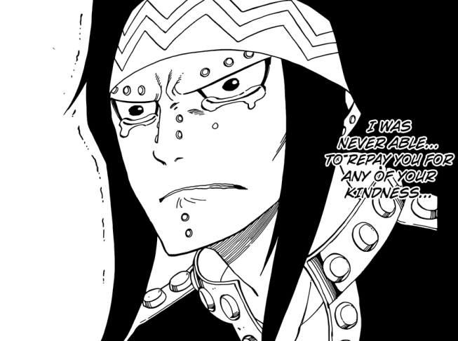 Gajeel's cry face