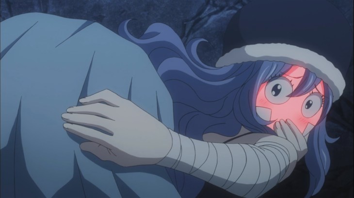 Gray touched Juvia's butt